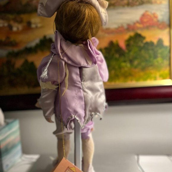 Schmid Doll House 1988 June Amos Grammer Porcelain Doll - Picture 4 of 5